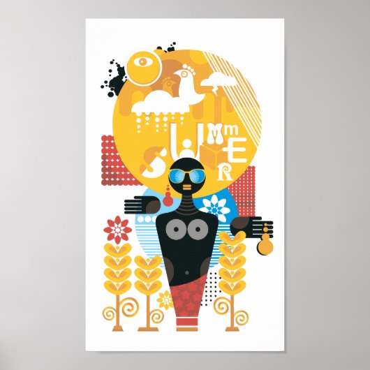 zomertijd poster (Voorkant)