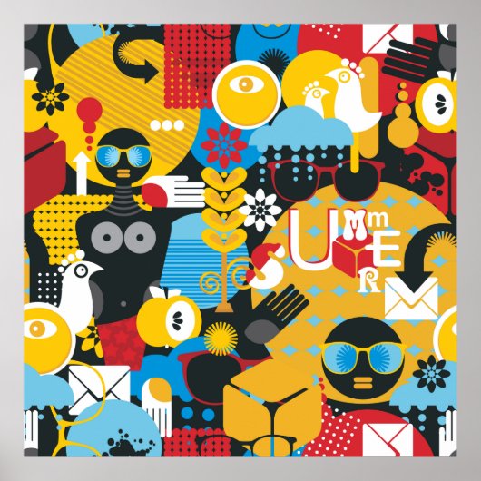 zomertijd poster (Voorkant)