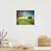 zomertijd poster (Keuken)