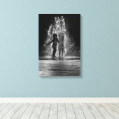 Zomertijd Pret Tijd Nr. 2 Canvas Afdruk (Insitu (Houten vloer))