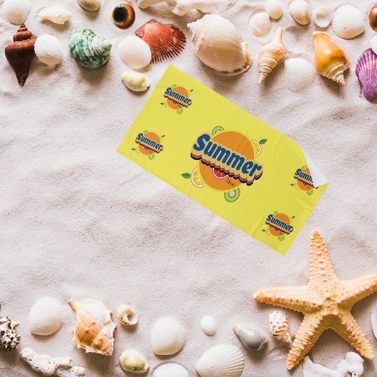 Zomertijd Retro  Strandlaken