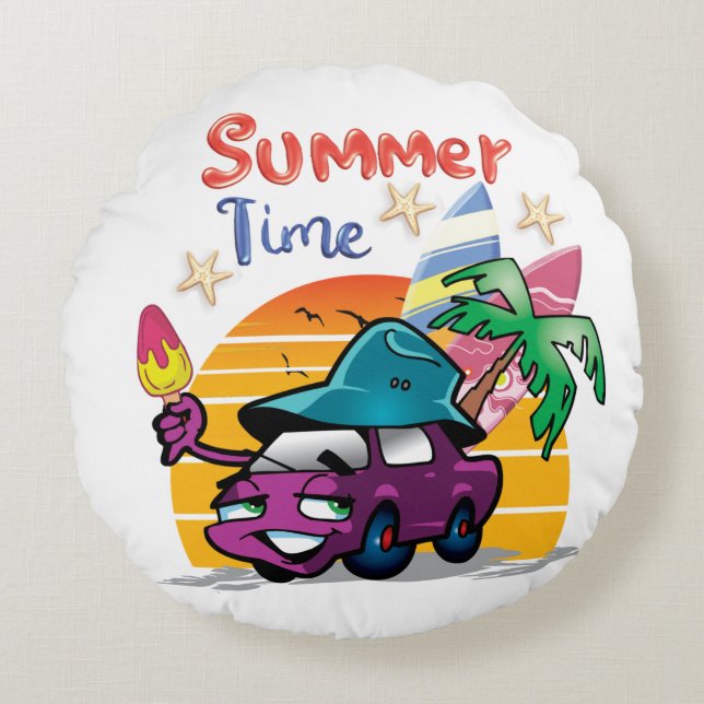 zomertijd rond kussen (Voorkant)
