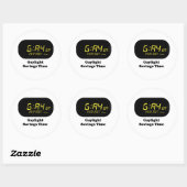 Zomertijd Ronde Sticker (Vel)