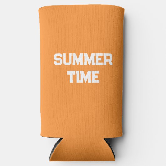 zomertijd seltzer blikjeskoeler (Voorkant)