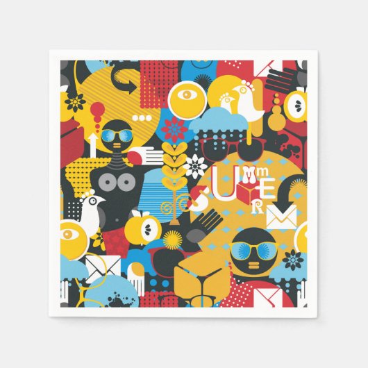 zomertijd servet (Voorkant)