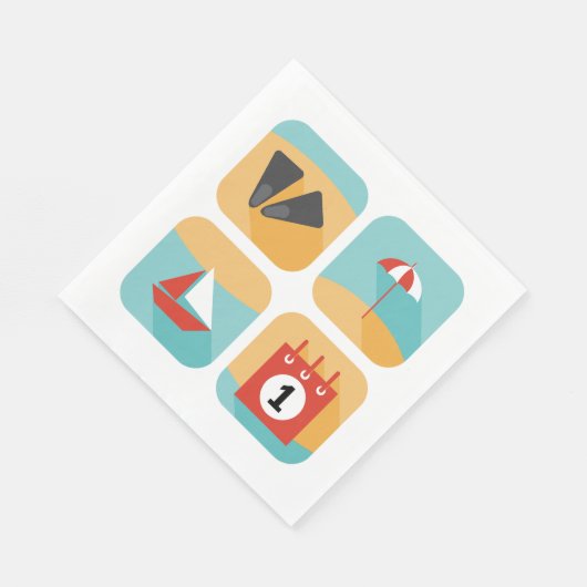 zomertijd servet (Hoek)