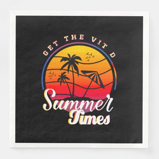 Zomertijd Servet (Voorkant)