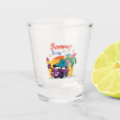 zomertijd shot glas (Voorkant)