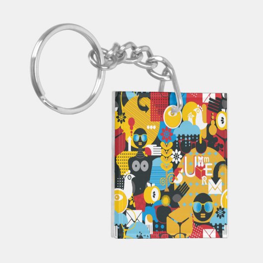 zomertijd sleutelhanger (Voorkant Links)