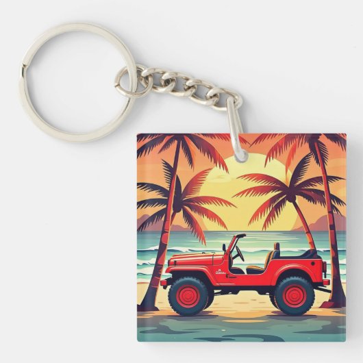 " ZOMERTIJD " SLEUTELHANGER (Voorkant)