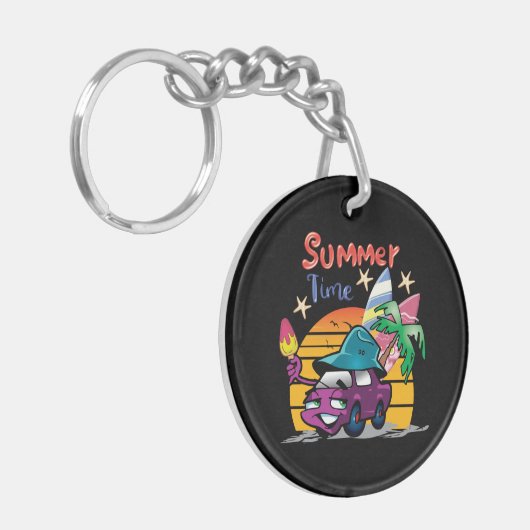 zomertijd sleutelhanger (Voorkant Links)