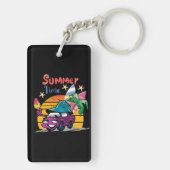 zomertijd sleutelhanger (achterkant)