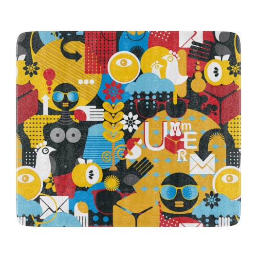 zomertijd snijplank (Voorkant)