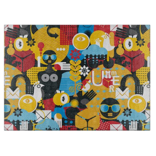 zomertijd snijplank (Voorkant)