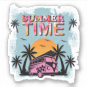 zomertijd sticker (Voorkant)