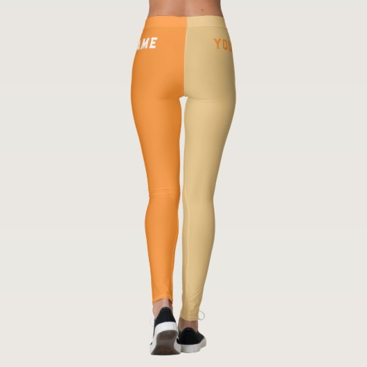 Zomertijd Strand Tijd Sportief Genaamd Leggings (Achterkant)