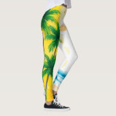 “Zomertijd” strandontwerp Leggings (Rechts)