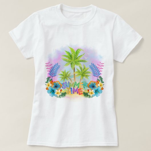zomertijd t-shirt (Design voorkant)