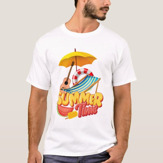 zomertijd t-shirt (Voorkant)