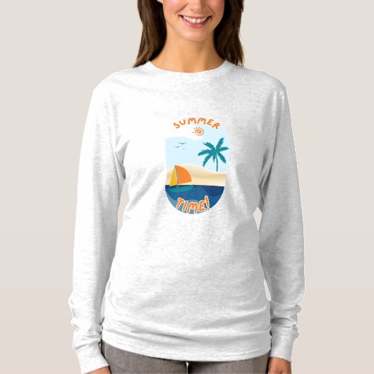 Zomertijd ! t-shirt (Voorkant)