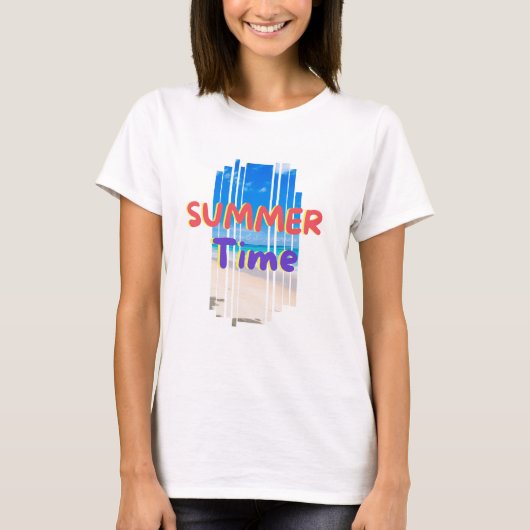 zomertijd t-shirt (Voorkant)