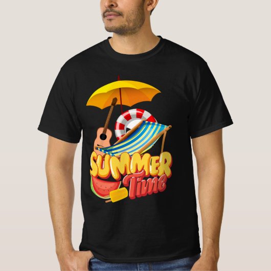 zomertijd t-shirt (Voorkant)