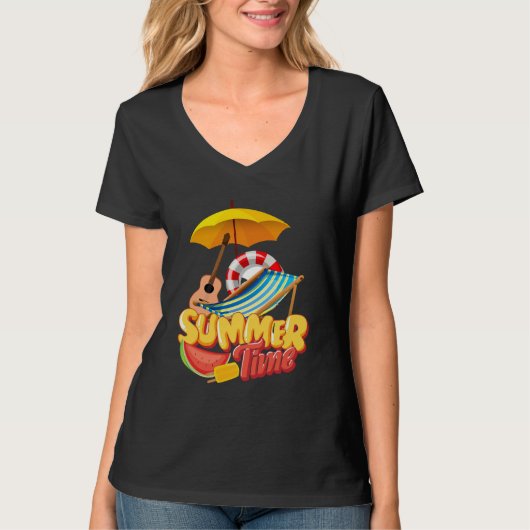 Zomertijd T-Shirt (Voorkant)