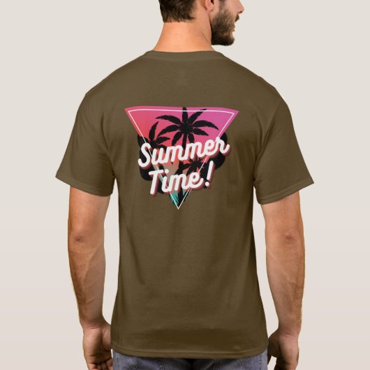 Zomertijd T-shirt (Achterkant)