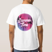 Zomertijd T-shirt (Achterkant)