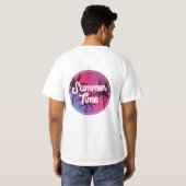Zomertijd T-shirt (Achterkant volledig)