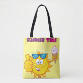 zomertijd tote bag (Voorkant)