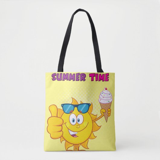 zomertijd tote bag (Voorkant)