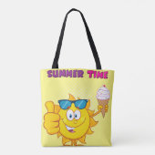 zomertijd tote bag (Achterkant)