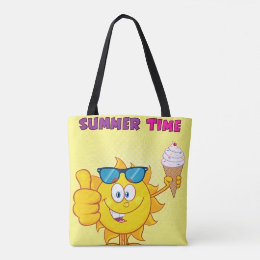 zomertijd tote bag (Achterkant)