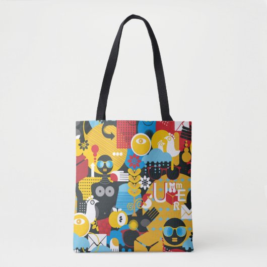 zomertijd tote bag (Voorkant)
