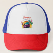 zomertijd trucker pet (Voorkant)