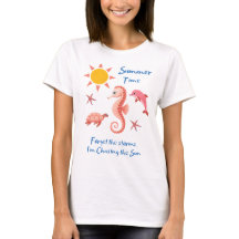 Zomertijd-vergeet de stormen T-shirt