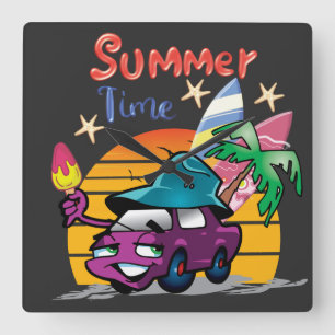 zomertijd vierkante klok