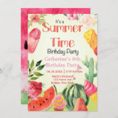 Zomertijd Watermelon Birthday (Voorkant / Achterkant)