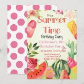 Zomertijd Watermelon Birthday (Voorkant / Achterkant)