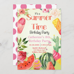 Zomertijd Watermelon Birthday