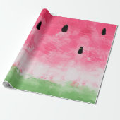 Zomertijd Watermelon Birthday Cadeaupapier (Uitgerold)