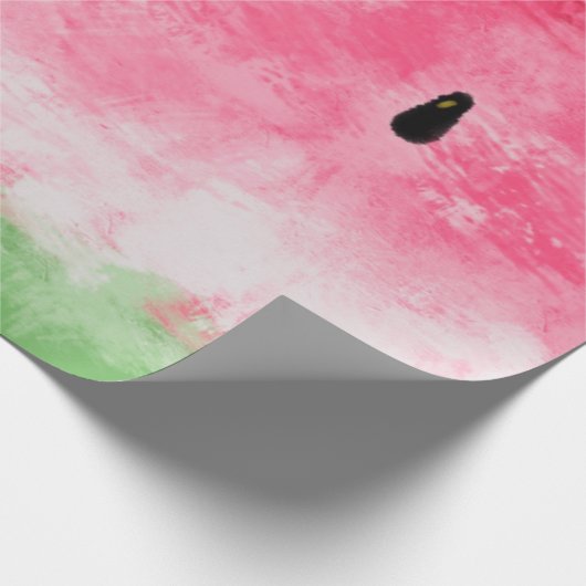 Zomertijd Watermelon Birthday Cadeaupapier (Hoek)