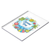 Zomertijd - Zomertijd Beach Illustratie Notitieboek (Linkerzijde)