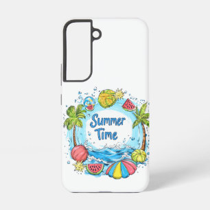 Zomertijd - Zomertijd Beach Illustratie Samsung Galaxy Hoesje
