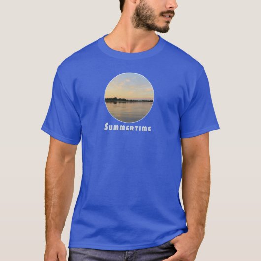 Zomertijd - Zonsondergang T-shirt (Voorkant)