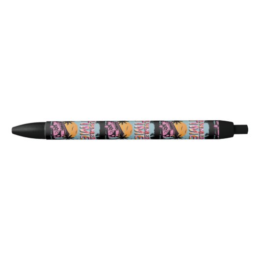 zomertijd zwarte inkt pen (Voorkant)
