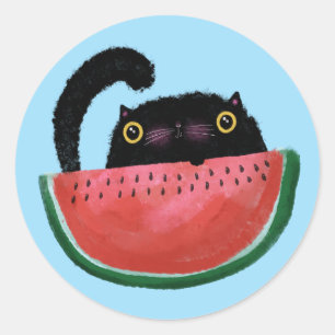 zomertraktatie ronde sticker