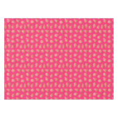 Zomertropisch goud en roze ananananaspatroon tafelkleed (Voorkant (Horizontaal))