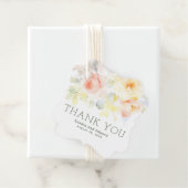 Zomertuin Bloemen Boho Elegant Dank u Bedankjes Labels (In situ)